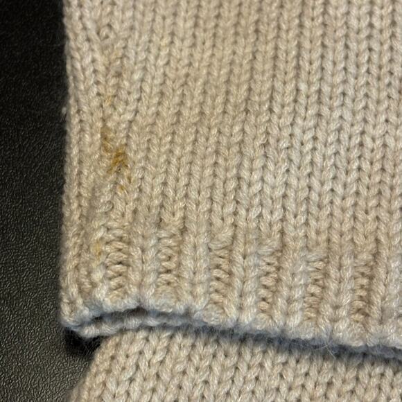 J.Jill Petite XS Embroidered Floral Wool Blend Cardigan Sweater Beige - Picture 8 of 10